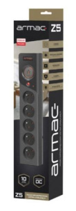 Armac Power strip Z5 5m 5x230V 10A Z5/50/CZ black