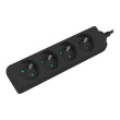 Power strip 1m 4x outlets for UPS system | PS0-04E-0100-IEC-BK | Sockets quantity 4 PS0-04E-0100-IEC-BK