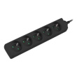 Lanberg Cable Power Strip, 5X French Outlets Quality-Grade Copper, 3 m | PS0-05E-0300-BK