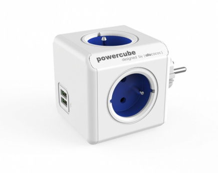Allocacoc PowerCube Original USB 2202 Blue Allocacoc PowerCube Original USB 2202 Blue