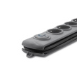 Qoltec Surge protector Quick Switch 4socket 2,5m gray
