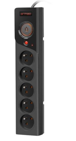 Armac Power strip Z5 1.5M 5x230V 10aA Z5/15/CZ Must