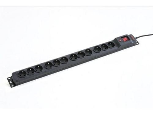 Armac Surge M12 / 16A Rack 19 '' Черный 2.5m (12 slots)
