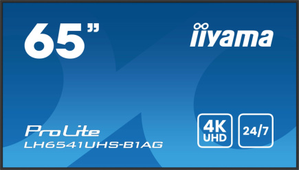 iiyama LH6541UHS-B1AG Signage Display 163.8 cm (64.5