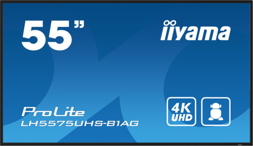 iiyama LH5575UHS-B1AG Signage Display Digital signage flat panel 138.7 cm (54.6