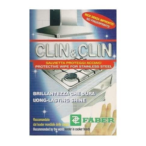 Clin&Clin Faber roostevaba pinna puhastuslapid 5 tk