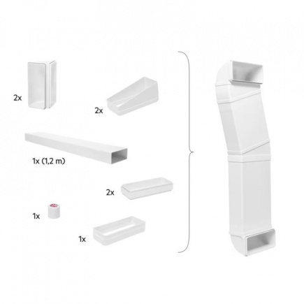 AEG/Electrolux - Paigalduskomplekt õhupuhastiga pliidiplaadile / M2CKCF01