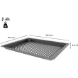 Bosch | Air Fry and Grill tray, 34 x 455 x 375 mm | HEZ629070 | Anthracite HEZ629070
