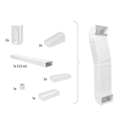 AEG/Electrolux - Paigalduskomplekt õhupuhastiga pliidiplaadile / M2CKCF01C