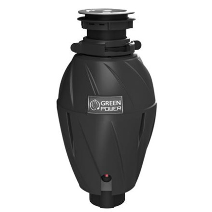 Elleci | Kitchen Waste Grinder | TDH01000BK Green Power 1 HP DeLuxe | 750 W | 1070 ml | 2800 RPM | Черный