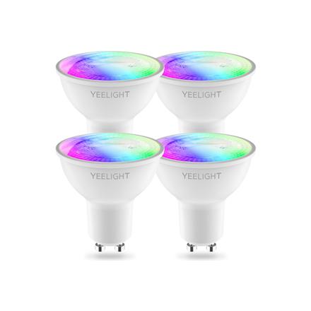 Yeelight | LED Smart Bulb GU10 4.5W 350Lm W1 RGB Multicolor, 4pcs pack | 5 W | WLAN