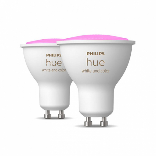 Philips Hue White and Color Ambiance, GU10, 2 tk, värviline - Nutivalgusti komplekt / 929001953112