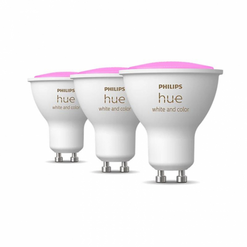 Philips Hue White and Color Ambiance, GU10, värviline, 3 tk - Nutivalgusti / 929001953115