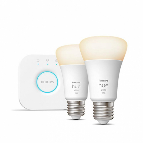 Philips Hue Starter Kit, Bridge, 2x E27, valge - Nutivalgusti stardikomplekt / 929002469201