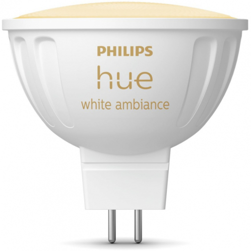 Philips Hue White Ambiance MR16 LED Lampe Einzelpack 400lm