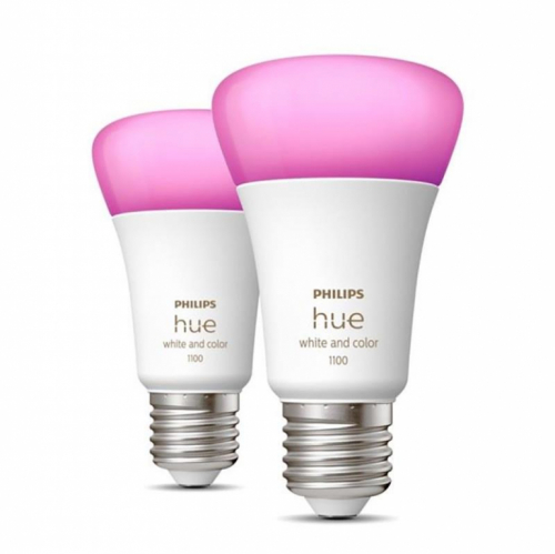 Philips Hue White and Color Ambiance, E27, 2 tk, värviline - Nutivalgusti komplekt / 929002468802