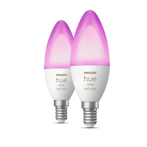 Philips Hue White and Color, E14, 2 tk, värviline - Nutivalgusti / 929002294205