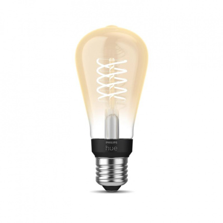 Philips Hue White, E27, pehme valge, hõõgniidiga - Nutivalgusti / 929003051701