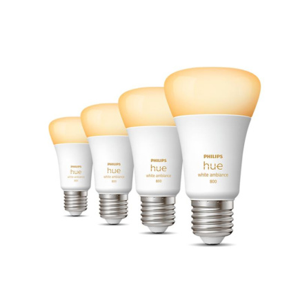 Philips Hue White Ambiance 800, E27, valge, 4 tk - Nutivalgusti / 929002489804