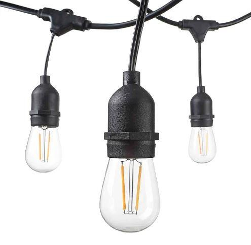 LAMP LED GARLAND GARDEN STRING/E27 10M 03-630 VISIONAL