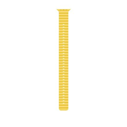 Apple | Ocean Band Extension | 49 | Yellow | Fluoroelastomer | Strap fits 130–200mm wrists