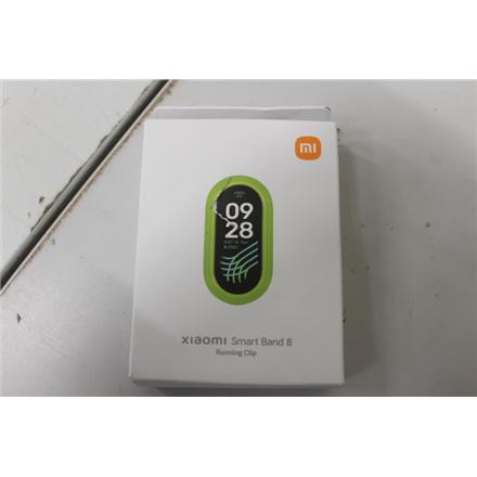 Xiaomi | Smart Band 8 Running Clip | Clip | Black/green | Black/Green | Strap material: PC, TPU | Supported data items: Step count, stride, cadence (SPM), pace, distance, cadence-pace ratio, ground contact time, flight time, flight ratio, pronation and 42