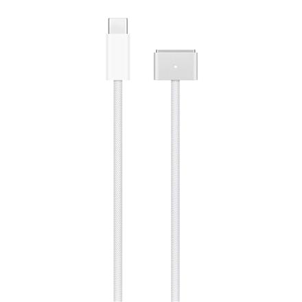 Apple | USB-C to Magsafe 3 Cable (2 m) | MagSafe 3 connector that helps guide the plug to the power port of your MacBook Pro.