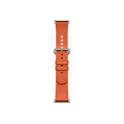 Xiaomi | Leather Quick Release Strap | Coral orange | Stainless steel/Calf leather | Fits wrists 135-205 mm