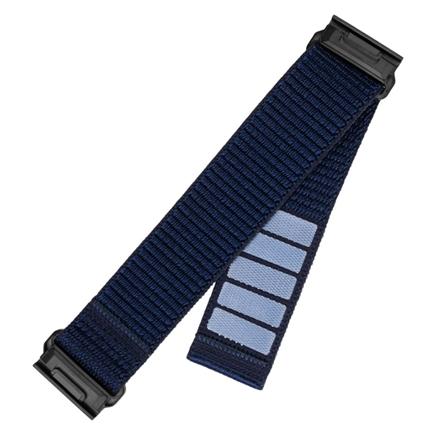 Fixed | Sporty Strap for Garmin QuickFit 26mm | 160-210 mm | Dark blue | Nylon