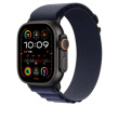 Apple 49mm Navy Alpine Loop - Large - Black Titanium Finish