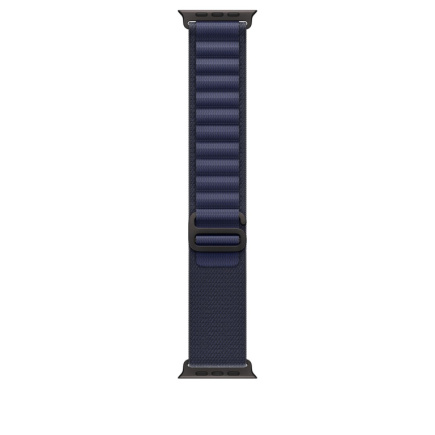 Apple 49mm Navy Alpine Loop - Large - Black Titanium Finish