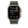 Apple 49mm Green Trail Loop - S/M - Natural Titanium Finish