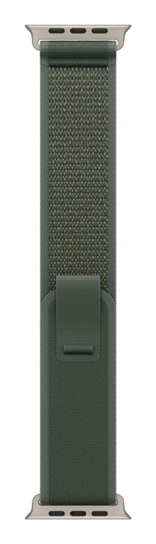 Apple 49mm Green Trail Loop - S/M - Natural Titanium Finish