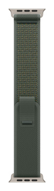 Apple 49mm Green Trail Loop - M/L - Natural Titanium Finish