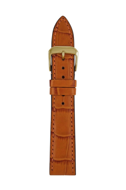 Zeppelin leather strap, brown, 18 mm