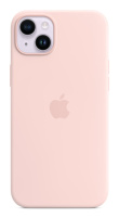 Apple Original Silicone Case with MagSafe for iPhone 14 Plus in Chalk Pink