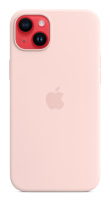 Apple Original Silicone Case with MagSafe for iPhone 14 Plus in Chalk Pink