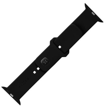 Fixed | Sporty Strap Set for Apple Watch 42/44/45mm | 170-235 mm | Must | Silicone
