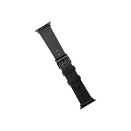 Fixed | Strap for Apple Watch 42/44/45/46/49mm | Black | Leather