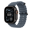 Apple Titanium Finish Band Blue Fluoroelastomer, Titanium