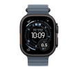 Apple Titanium Finish Band Blue Fluoroelastomer, Titanium