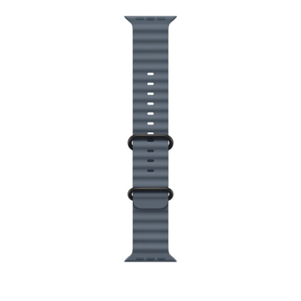Apple Titanium Finish Band Blue Fluoroelastomer, Titanium
