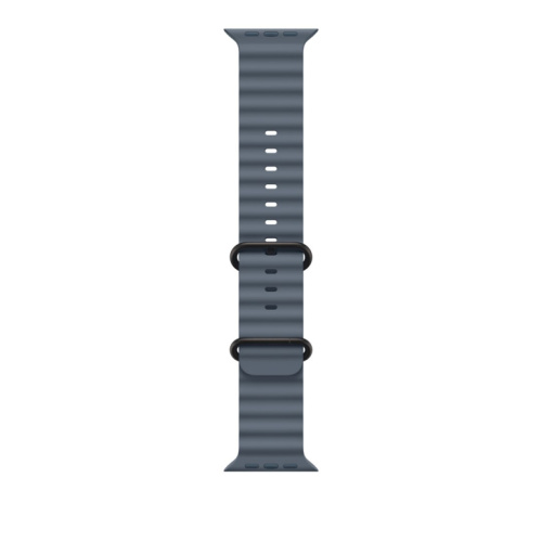 Apple Titanium Finish Band Blue Fluoroelastomer, Titanium