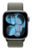 Apple MFFD4ZM/A Smart Wearable Accessories Band Green Nylon, Recycled polyester, Spandex