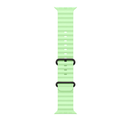 Apple Must Titanium Finish Band Green Fluoroelastomer, Titanium