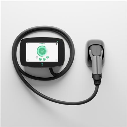 Wallbox | Electric Vehicle charger, 5 meter cable Type, 2OCCP + RFID + DC Leakage | Commander 2 | 11 kW | Wi-Fi, Bluetooth, Ethernet, 4G (optional) | Premium feel charging station equiped with 7” Touchscreen for Public and Private charging scenarios.