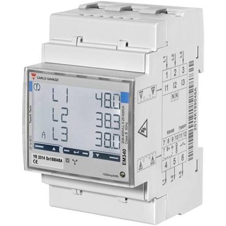 Carlo Gavazzi | Smart Power Meter, 3 phase, up to 65A | EM340 MID certificate