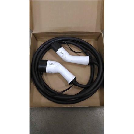 Восстановленный. EV+ Charging Cable Type 2 to Type 2 32A 3 Phase 5m, USED, REFURBISHED, SCRATCHED, DIRTY | EV+ EV-CB-T2-32-3P-W | EV+ Charging Cable Type 2 to Type 2 32A 3 Phase | 5 m