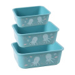 Stoneline | Awave Set of storage box | 21941 | Storage box | 3 pc(s) | Dishwasher proof | Turquoise