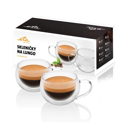 ETA | Lungo cups | ETA518091010 | For coffee | 2 pc(s) | Dishwasher proof | Glass